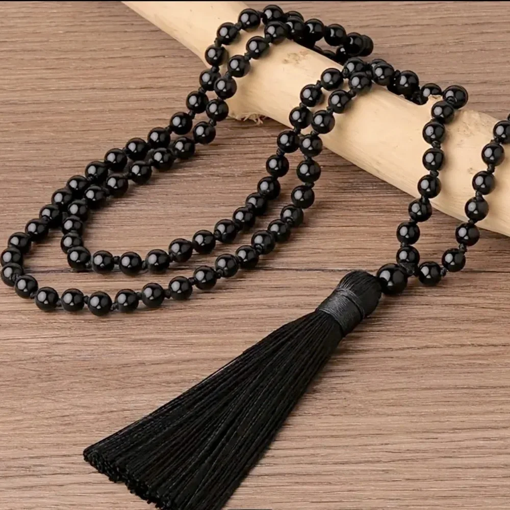 Black Onyx Meditation Mala